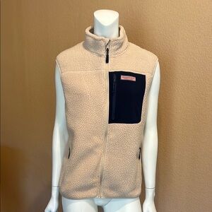 Vineyard Vines Stillwater Sherpa Vest size small